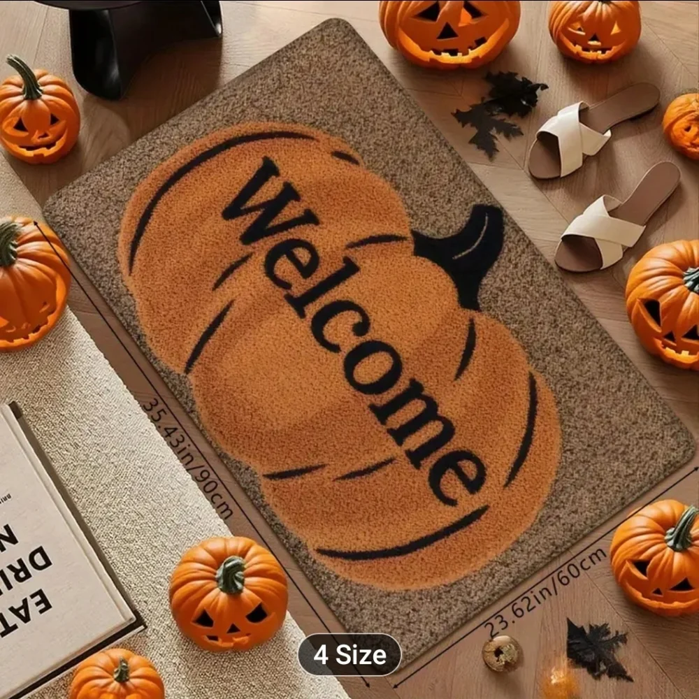 New Pumpkin Welcome Doormat # 803
